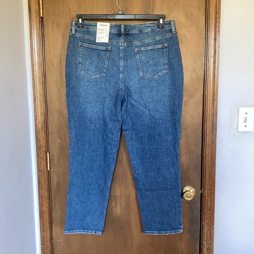 Sonoma jean distressed high rise vintage style jean size 18 - Picture 7 of 17